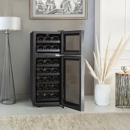 Винный шкаф Meyvel MV21-BF2 термоэлектрический двухзонный